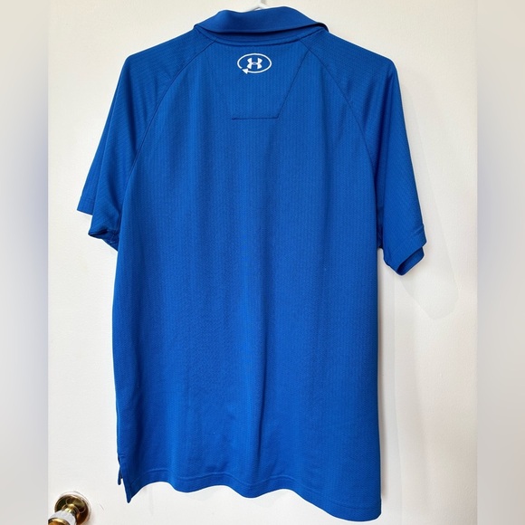 🎉4/30$🎉 Under Armour Blue Performance Polo - Size Large - Picture 5 of 5